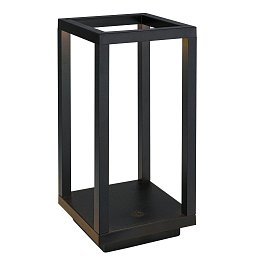 Obrázek pro produkt Laer stolní lampa - 1,8W, 50lm, bezdrátová, LED, stmívatelné, dotykový vypínač, CCT, černá - BRILO