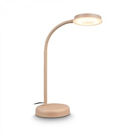 Obrázek pro produkt Megg lampička na psací stůl – 12W, 800lm, LED, stmívatelné, dotykový vypínač, teplá bílá, béžová - BRILO