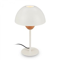 Obrázek pro produkt Gryde na noční stolek - s vypínačem, E14 patice, max. 25W, kávová / světlešedá - BRILO