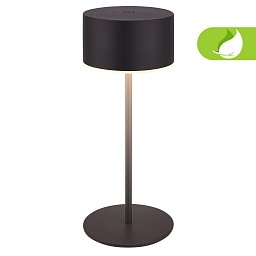 Obrázek pro produkt Kira stolní lampička - 3W, 200lm, bezdrátová, LED, dotykový vypínač, stmívatelné, antracit - BRILO