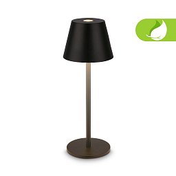 Obrázek pro produkt Kiki Nano stolní lampička - 1,5W, 130lm, nabíjecí, LED, stmívatelné, teplá bílá, černá - BRILO
