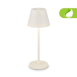Obrázek pro produkt Kiki Nano stolní lampička - 1,5W, 130lm, nabíjecí, LED, stmívatelné, teplá bílá, bílá - BRILO