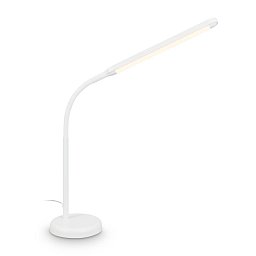 Obrázek pro produkt Mura stolní lampička - 6W, 600lm, LED, stmívatelné, dotykový vypínač, nastavitelné, bílá - BRILO