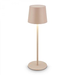 Obrázek pro produkt Bota stolní lampa - 1,8W, 120lm, nabíjecí, LED, stmívatelné, dotykový vypínač, teplá bílá, béžová - BRILO