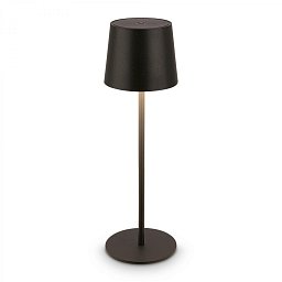 Obrázek pro produkt Bota stolní lampa - 1,8W, 120lm, nabíjecí, LED, stmívatelné, dotykový vypínač, teplá bílá, černá - BRILO