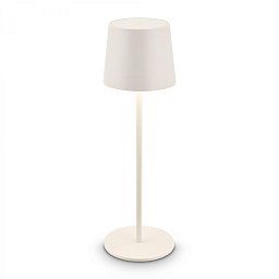Obrázek pro produkt Bota stolní lampa - 1,8W, 120lm, nabíjecí, LED, stmívatelné, dotykový vypínač, teplá bílá, bílá - BRILO