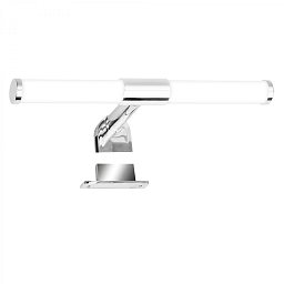 Obrázek pro produkt Sala LED svítidlo k zrcadlu koupelna, 30cm, 2 způsoby montáže, se svorkou, chrom - BRILONER
