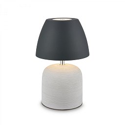 Obrázek pro produkt Cera stolní lampa - 2,5W, 200lm, bezdrátová, IP44, LED, stmívatelná, teplá bílá, šedá/antracit - BRILO