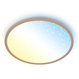 Obrázek pro produkt Slim svítidlo LED panel pr.37,5 cm - 22W, 3000lm, dálkový ovladač, stmívatelné, béžová - BRILO