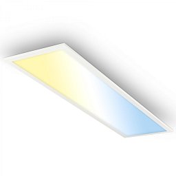 Obrázek pro produkt Piatto svítidlo LED panel 100x25 cm - 24W, 2600lm, stmívatelné, dálkový ovladač, CCT, bílé - BRILO