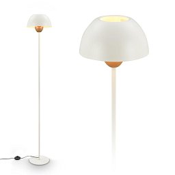 Obrázek pro produkt Gryde stojanová lampa – s vypínačem, E27 patice, max. 10W, kávová/světlešedá - BRILO