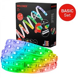 Obrázek pro produkt Pimp Your Stripe startovací sada LED pásek 2m, WiFi, RGB+W - BRILONER