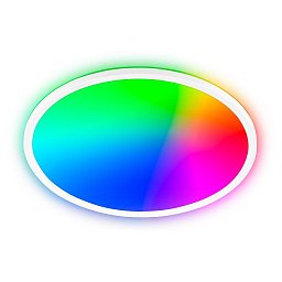 Obrázek pro produkt Slim svítidlo LED panel pr.42 cm - 22W, 3000lm, LED, stmívatelné, dálkový ovladač, RGBIC, bílé - BRILO