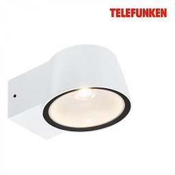 Obrázek pro produkt TELEFUNKEN LED venkovní nástěnné svítidlo, IP54 voděodolné a prachotěsné, bílý hliník - BRILONER