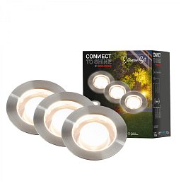 Obrázek pro produkt CONNECT TO SHINE prodlužovací sada Tilia 3ks LED zapuštěných svítidel do země, IP67 - BRILONER