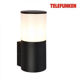 Obrázek pro produkt TELEFUNKEN venkovní nástěnné svítidlo, voděodolné a prachotěsné, E27 patice, černé - BRILONER