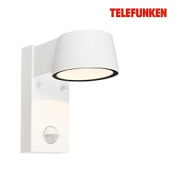 Obrázek pro produkt TELEFUNKEN LED nástěnné svítidlo, pohybové čidlo, soumrakový senzor, bílé - BRILONER