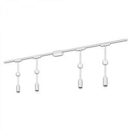 Obrázek pro produkt Luxtrail lištový systém, kompletní sada, 4x LED závěsné svítidlo, bílá - BRILO