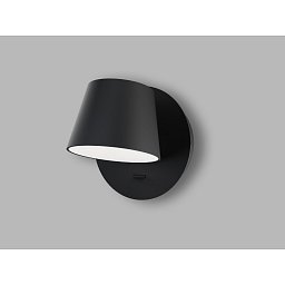 Obrázek pro produkt LED2 Nástěnné svítidlo KOTO, B 6W 2700K černá - LED2 Lighting