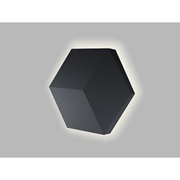 Obrázek pro produkt LED2 Nástěnné svítidlo HEXO, B DALI TW/PUSH TW 5W 2700K-4000K černá - LED2 Lighting