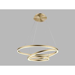 Obrázek pro produkt LED2 Závěsné svítidlo CIRCLE 3 P-Z, G DALI TW/PUSH TW 136W 2700K-4000K zlatá - LED2 Lighting