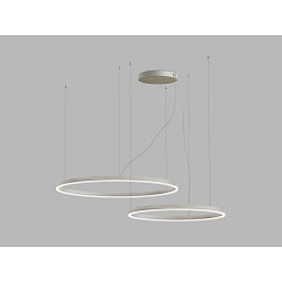 Obrázek pro produkt LED2 Závěsné svítidlo CIRCLE SET 2 P-Z, N TRIAC 104W 2700K/3000K/4000K matný nikl - LED2 Lighting
