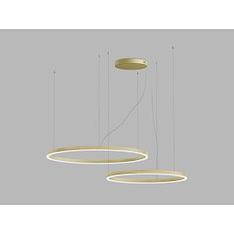 Obrázek pro produkt LED2 Závěsné svítidlo CIRCLE SET 2 P-Z, G TRIAC 104W 2700K/3000K/4000K zlatá - LED2 Lighting