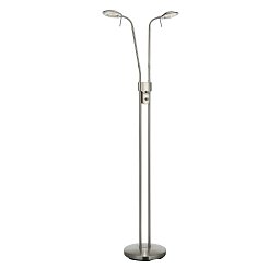 Obrázek pro produkt Hudson LED stojací lampa ocel 2 ramena - Markslöjd