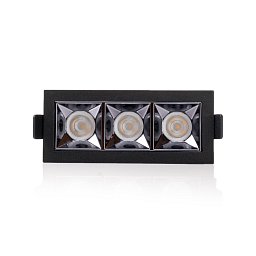 Obrázek pro produkt Vestavné LED svítidlo PIXEL X3 9 W 220-240 V 3000 K stmívatelné 36° Ra90 černé - TLG
