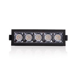 Obrázek pro produkt Vestavné LED svítidlo PIXEL X5 13 W 220-240 V 2700 K stmívatelné 36° Ra90 černé - TLG