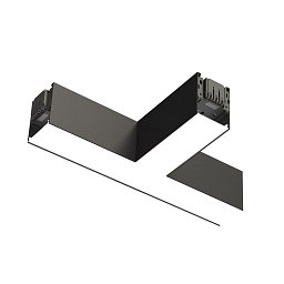 Obrázek pro produkt LED svítidlo Click T-spojka levá černá 1540lm 3000/4000K Ra90 DALI IP20 - TLG