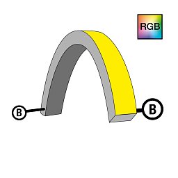 Obrázek pro produkt Napájení pro NeonFlex 24V Top-Bend RGB B - TLG