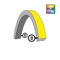 Obrázek pro produkt Napájení pro NeonFlex 24V Top-Bend RGBW D - TLG
