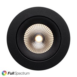 Obrázek pro produkt Vestavné LED svítidlo One360 SL Full Spectrum pr.68-83 mm černé 559lm 3000K Ra97 DALI IP44/IP20 36° - TLG