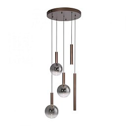 Obrázek pro produkt LED závěsné svítidlo BOWL, hnědé, stmívatelné, kruhové, SimplyDim, 2700K - PAUL NEUHAUS