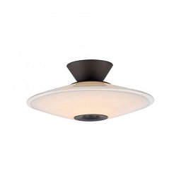 Obrázek pro produkt LED stropní svítidlo, ELIPSA, černá, stmívatelné, opálové sklo, 3000K - PAUL NEUHAUS