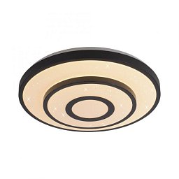Obrázek pro produkt LED stropní svítidlo TURANUS, černá, kruhové, hvězdné nebe, 3000K - JUST LIGHT