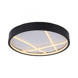 Obrázek pro produkt LED stropní svítidlo MIKADO, černá, kruhové, stmívatelné, paměťová funkce, SimplyDim, 3000K - JUST LIGHT