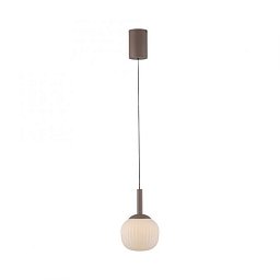 Obrázek pro produkt LED závěsné svítidlo NAMI, písková barva, Comfort-Lift, paměťová funkce, opálové sklo, SimplyDim, 3000K - JUST LIGHT