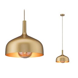Obrázek pro produkt Závěsné svítidlo Embla II E27 zlatá kov - PAULMANN