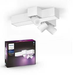 Obrázek pro produkt Hue 50608/31/P7 Hue WACA Centris stropní LED svítidlo 1x25W+GU10 3x5,7W 2810lm 2000-6500K RGB IP20 bílá - PHILIPS