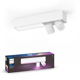 Obrázek pro produkt Hue 50610/31/P7 Hue WACA Centris stropní LED svítidlo 1x11W+GU10 2x5,7W 1560lm 2000-6500K RGB IP20 bílá - PHILIPS