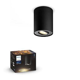 Obrázek pro produkt Hue WA Pillar bodové LED svítidlo GU10 1x5W 350lm 2200-6500K IP20 černá - PHILIPS