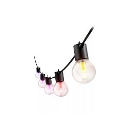 Obrázek pro produkt Hue Festavia Globe venkovní světelný řetěz 14m 20 žárovek černý 1000-20000K RGB - PHILIPS