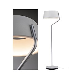 Obrázek pro produkt VÝPRODEJ VZORKU - LED stojací svítidlo Belaja 22W bílá/matný chrom stmívatelné - PAULMANN
