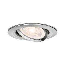 Obrázek pro produkt LED vestavné svítidlo 3-krokové-stmívatelné Nova GU10 Flat výklopné 4,9W 230V stmívatelné 2700K kov kartáčovaný - PAULMANN