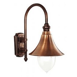 Obrázek pro produkt Venkovní nástěnné svítidlo LAMPARA E27 100W hnědá + měď - LANDA Lighting