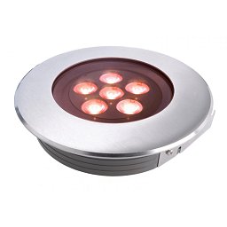 LED Zápustné zemní svítidlo Flat 6 x 2W RGB 3in1 LED 30° - LIGHT IMPRESSIONS Obrázek pro produkt LED Zápustné zemní svítidlo Flat 6 x 2W RGB 3in1 LED 30° - LIGHT IMPRESSIONS