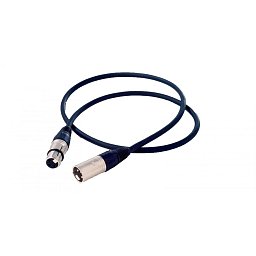 XLR kabel 3-pólový Male/Female Neutrik černý 10m - LIGHT IMPRESSIONS Obrázek pro produkt XLR kabel 3-pólový Male/Female Neutrik černý 10m - LIGHT IMPRESSIONS