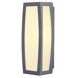 Obrázek pro produkt MERIDIAN BOX nástěnná se senzorem antracitová 230V E27 24W IP54 - BIG WHITE (SLV)